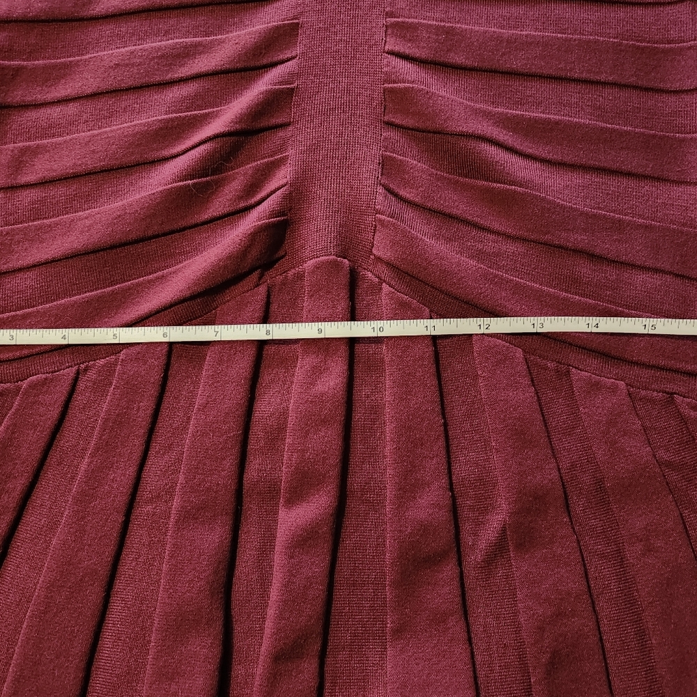 By Anthropologie Off-Shoulder Ruched Sweater Dress - Picture 11 of 12